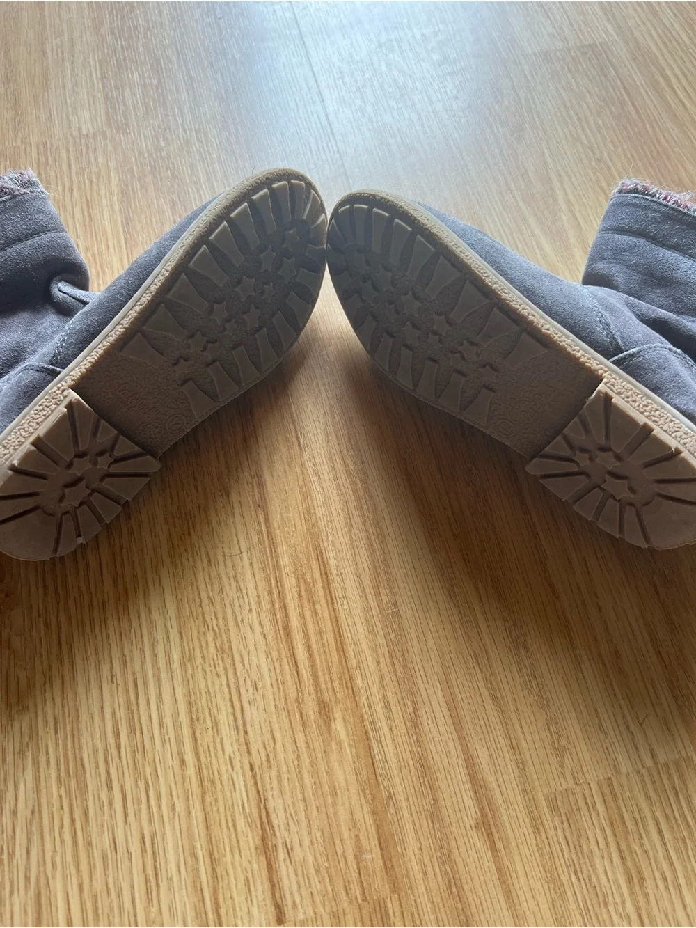 Cat & Jack gray suede